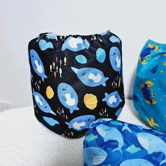 cute bone 3 pc padded male dog belly bands s/m - Picture 4 of 10